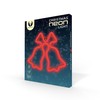 TelForceone Neon LED Kalėdiniai Varpėliai raudona FLNE17 Forever Light