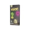 Neon LED Light Banginis šiltai balta Bat + USB FLNE09 Forever Light