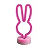 TelForceone Neoninis LED ant stovo RABBIT rožinis FSNE04 Forever Light