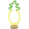 Neon LED ant stovelio Ananasas oranžinė ir žalia USB-C FSC-12 Forever Light