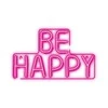 TelForceone Neon PLEXI LED BE HAPPY rožinė NNE10 Neolia