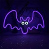 TelForceone Neoninis PLEXI LED FLYING BAT violetinės spalvos inis FPNE11"Forever" šviesiai