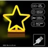 TelForceone Forever LED NEON kalėdinė dekoracija ŽVAIGŽDĖ, šiltai balta, 5V USB / 3xAA