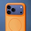 Dėklas Orange Frame Thin Mag case for iPhone 12 / 12 Pro 6,1" oranžinis