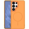 Dėklas Orange Frame Thin Mag case for Samsung Galaxy S25 Ultra oranžinis