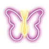 TelForceone Forever Neoninė LED lemputė BUTTERFLY rožinė NNE03 Neolia