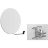 LTC Satellite dish 80, baltas, 5pcs kit with mounting accessories