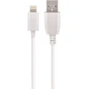 Setty USB Cable 1m 2,4A MFI Lightning baltas R