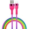 Gembird TelForceone "Setty" USB - USB-C kabelis 1,2 m 2,1 A KNA-C-1.22.113 vaivorykštė