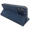 iLike Telforceone Smart Suede dėklas, skirtas Samsung Galaxy A35 5G tamsiai mėlynas