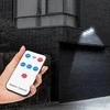 Sieninis šviestuvas LTC Saulės šviestuvas LTC 3 x LED COB 24 W, 1800 lm, judesio ir prieblandos jutiklis, 1800 mAh baterija, pultelis.