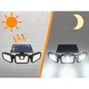 Sieninis šviestuvas LTC Saulės šviestuvas LTC 74 x SMD LED, 20 W, judesio ir prieblandos jutiklis, apšvietimo kampo reguliavimas, 2400 mAh baterija.