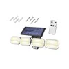 Sieninis šviestuvas Forever Telforceone Sieninė saulės lempa su reguliavimu ir nuotoliniu 8 LED COB 800lm PIR IP65 4800mAh