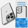 Dėklas Spigen Optik Crystal, chrome pilkos spalvos – Apple iPhone 14 Pro