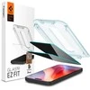 Spigen Glas.tR EZ Fit Privacy Apple iPhone 16 Pro Max / 17 Pro Max – 2 vnt.