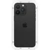 Stiklo dėklas + Spigen Glas.tR EZ Fit FC 1-Pack aplikatorius skirtas iPhone 15 Pro, su juodu rėmeliu