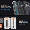 Apsauginis stiklas Spigen GLAS.TR „EZ FIT” FC 2-PACK Apple iPhone 15 Pro Juodas