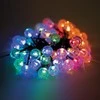 Saulės energija įkraunama LED girlianda CRYSTAL BALLS SCB61 6,5m 30 lempučių, spalvota, Forever Light
