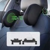 T-PHOX ADJUSTABLE CAR HEADREST Juodas