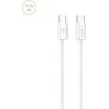T-PHOX LAIDAS CC15 SERIJOS USB-C/USB-C 60W 3A 2M Baltas