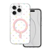 TFO Telforceone „Bubble Dots Mag“ dėklas, skirtas „iPhone 14 Pro 6,1“; baltas