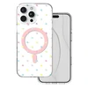 TFO Telforceone „Bubble Dots Mag“ dėklas, skirtas „iPhone 16 Pro Max 6,9“; baltas