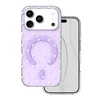 TFO Telforceone „Bubble Dots Mag“ dėklas, skirtas „iPhone 17 Pro 6,3“ / „18 Pro 6,3“; violetinis