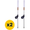 Eko Light „Telforceone“ rinkinys „Forever Light“ saulės LED lempa SUNARI FLS-72 krištolinė lempa, apvali, 3000K, 600mAh, 0,72Wh, Ni-MH x2