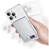 Telforceone BWOO aliuminio magnetic power bank P75 PD 20W 5000 mAh with digital display and USB-C port sidabrinis