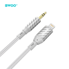 Telforceone BWOO AUX laidas, jungiamas per „Lightning“ į 3,5 mm garso jungtį, AUX073