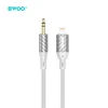 Telforceone BWOO AUX laidas, jungiamas per „Lightning“ į 3,5 mm garso jungtį, AUX073