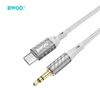 Telforceone Audio adapteris Bwoo (AUX074) iš USB-C į 3,5mm 1m sidabrinis