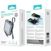 Telforceone BWOO power bank P74 22.5W 10000 mAh with 2 built-in cables 1 x USB-C 1 x Lightning juodas