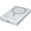 Telforceone BWOO itin plonas aliuminio magnetinis išorinis akumuliatorius P76 PD 20W 10000 mAh su skaitmeniniu ekranu ir USB-C prievadu, juodas