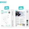 Telforceone BWOO wall charger CDA233 PD 20W 1x USB-C with USB-C - USB-C cable baltas