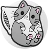 Telforceone Case for AirTag cat 3pcs set