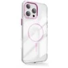 Dėklas Telforceone Clear Thin Mag case for iPhone 16e / 17e pink