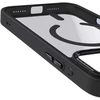 Telforceone Spalvotas Clear Mag dėklas, skirtas iPhone 17 Pro Max 6,9" / 18 Pro Max 6,9", tamsiai pilkas