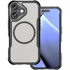 Dėklas Telforceone Defender Carbon Mag case for iPhone 17 6,3" juodas