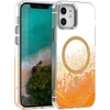 Dėklas Telforceone Epoxy Mag case for iPhone 12 / 12 Pro 6,1" oranžinis