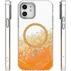 Dėklas Telforceone Epoxy Mag case for iPhone 12 / 12 Pro 6,1" oranžinis