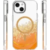 Dėklas Telforceone Epoxy Mag case for iPhone 13 / 14 6,1" oranžinis