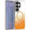 Dėklas Telforceone Epoxy Mag case for Samsung Galaxy S26 Ultra oranžinis