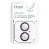 Telforceone Etteri camera lens protector for iPhone 17 violetinė