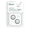 Telforceone Etteri camera lens protector for iPhone 15 / 15 Plus mėlynas