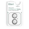 Krainagsm Telforceone Etteri camera lens protector for iPhone 17 baltas