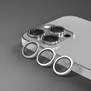 Telforceone Etteri camera lens protector for iPhone 15 Pro / 15 Pro Max titanium pilkas