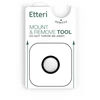 Telforceone „Etteri“ kameros objektyvo apsauga, skirta „iPhone 17 Air“, juoda