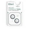 Forcell Telforceone Etteri camera lens protector for iPhone 14 / 14 Plus mėlynas