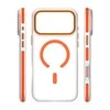 Dėklas Telforceone Etteri Icy Mag case for iPhone 16 Pro 6,3" oranžinis